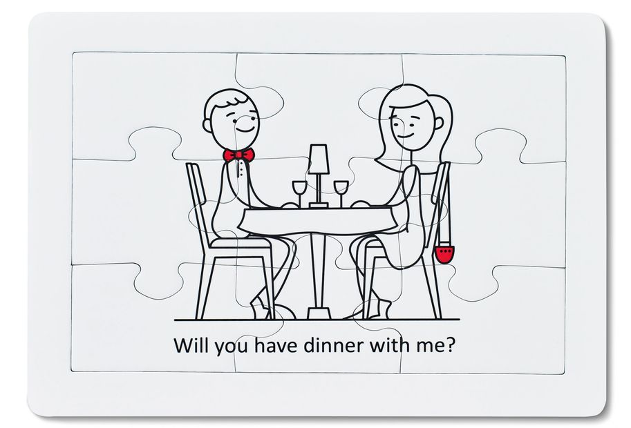 Dinner Date Invitation Puzzles Proposal Puzzles